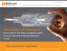 Tablet Screenshot of bellicum.com